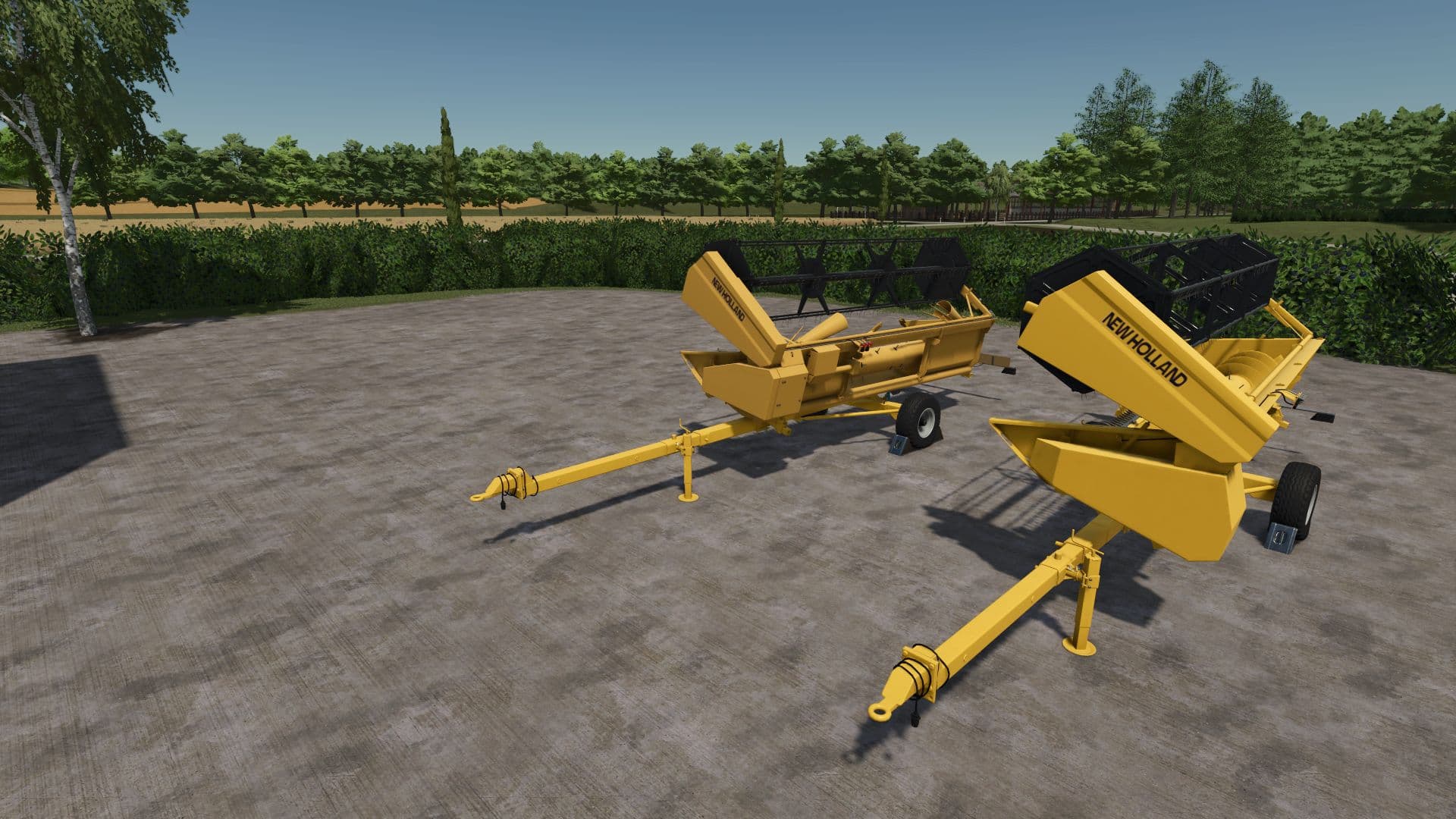 New Holland cutterbar trolley