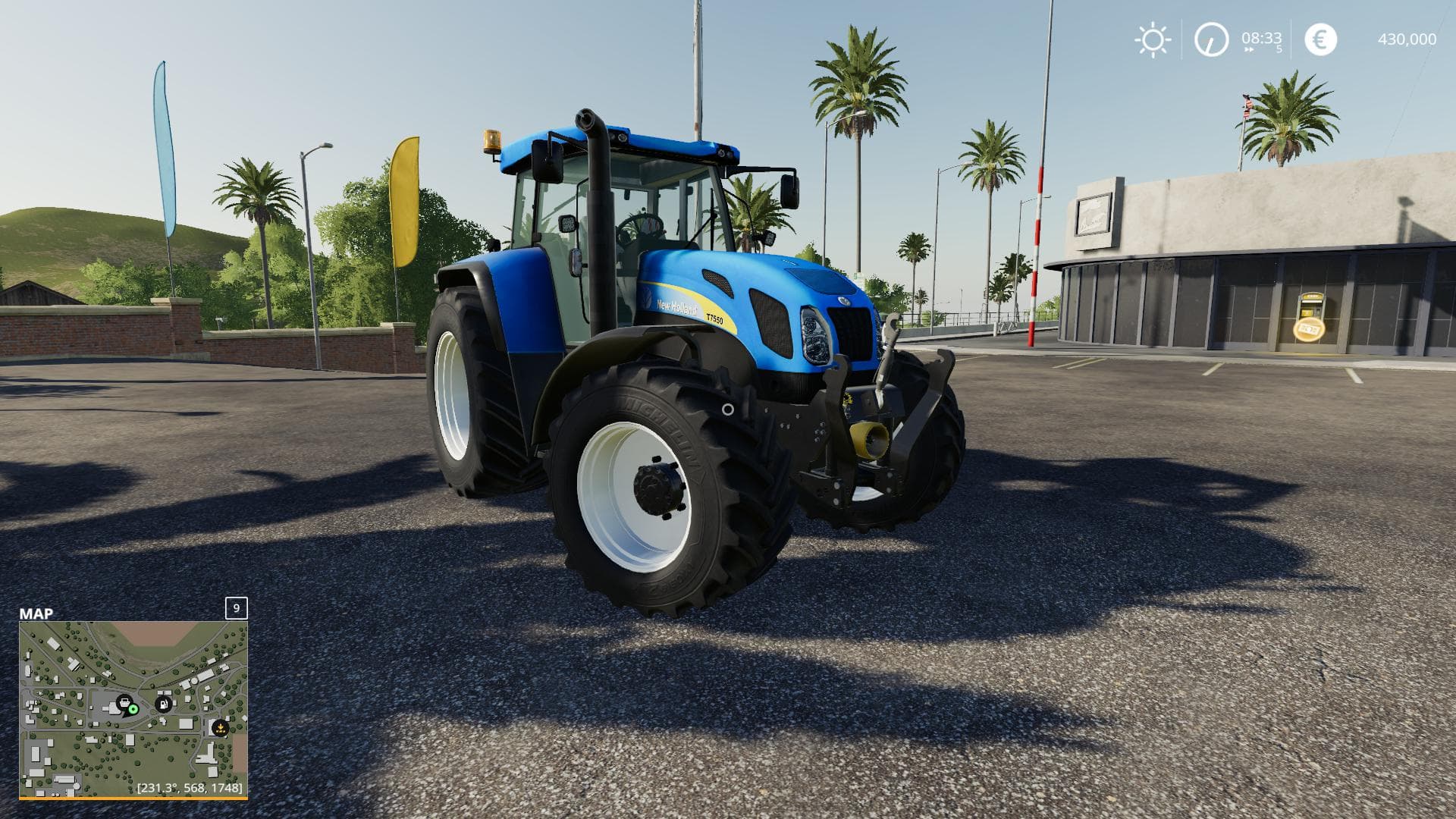 New Holland 7550 bygoli