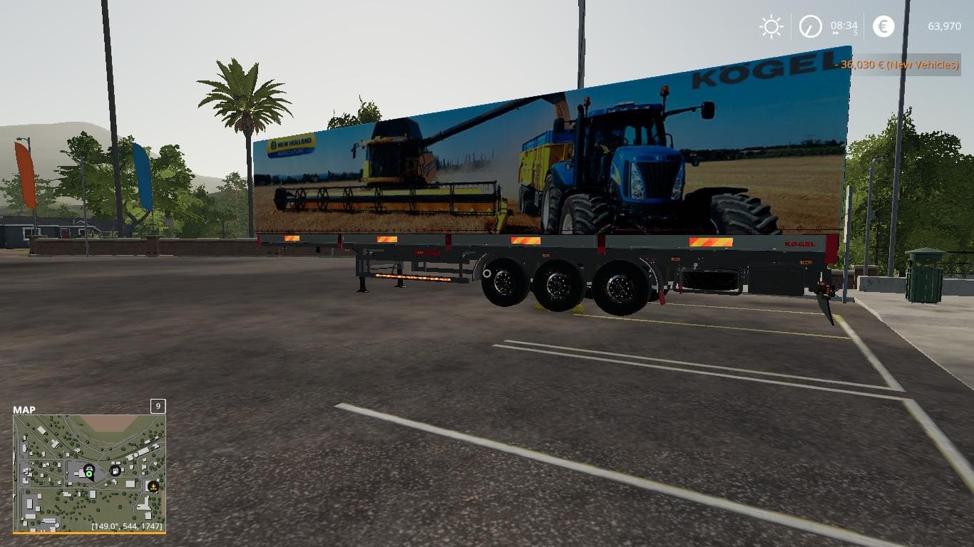 New Holland Kogel Autoloader Trailer