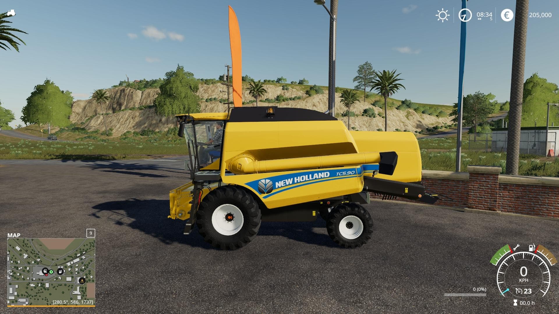 New Holland TC 5.90 - light Extension