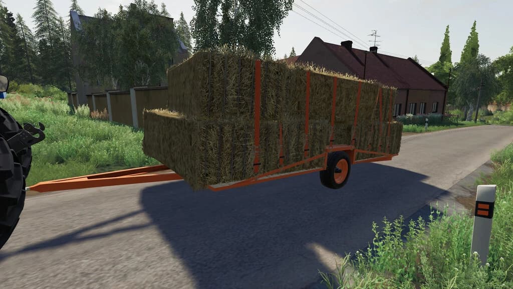 OLD BALE TRAILER