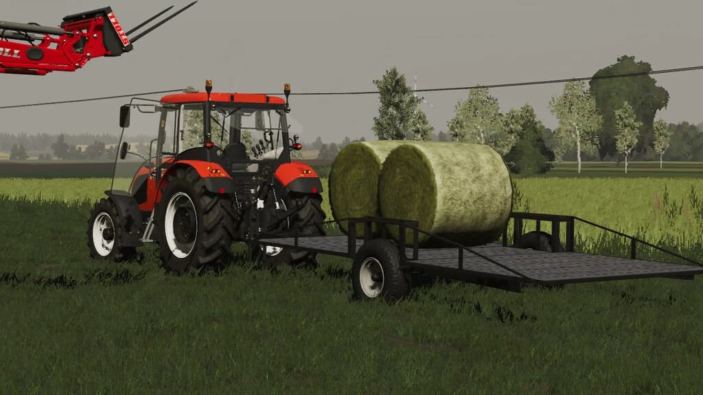 OLD BALE TRAILER