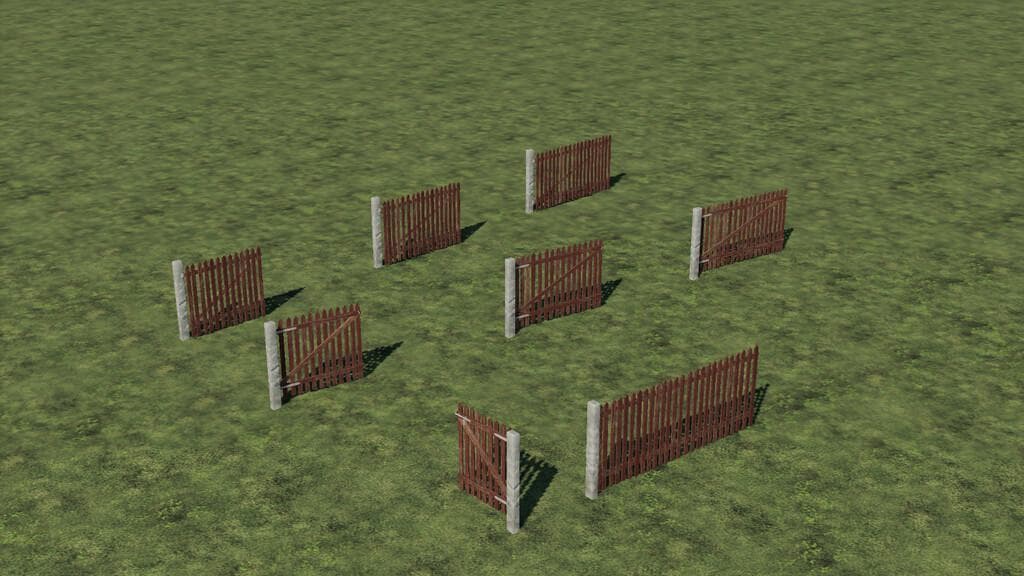 OLD FENCE AND GATES