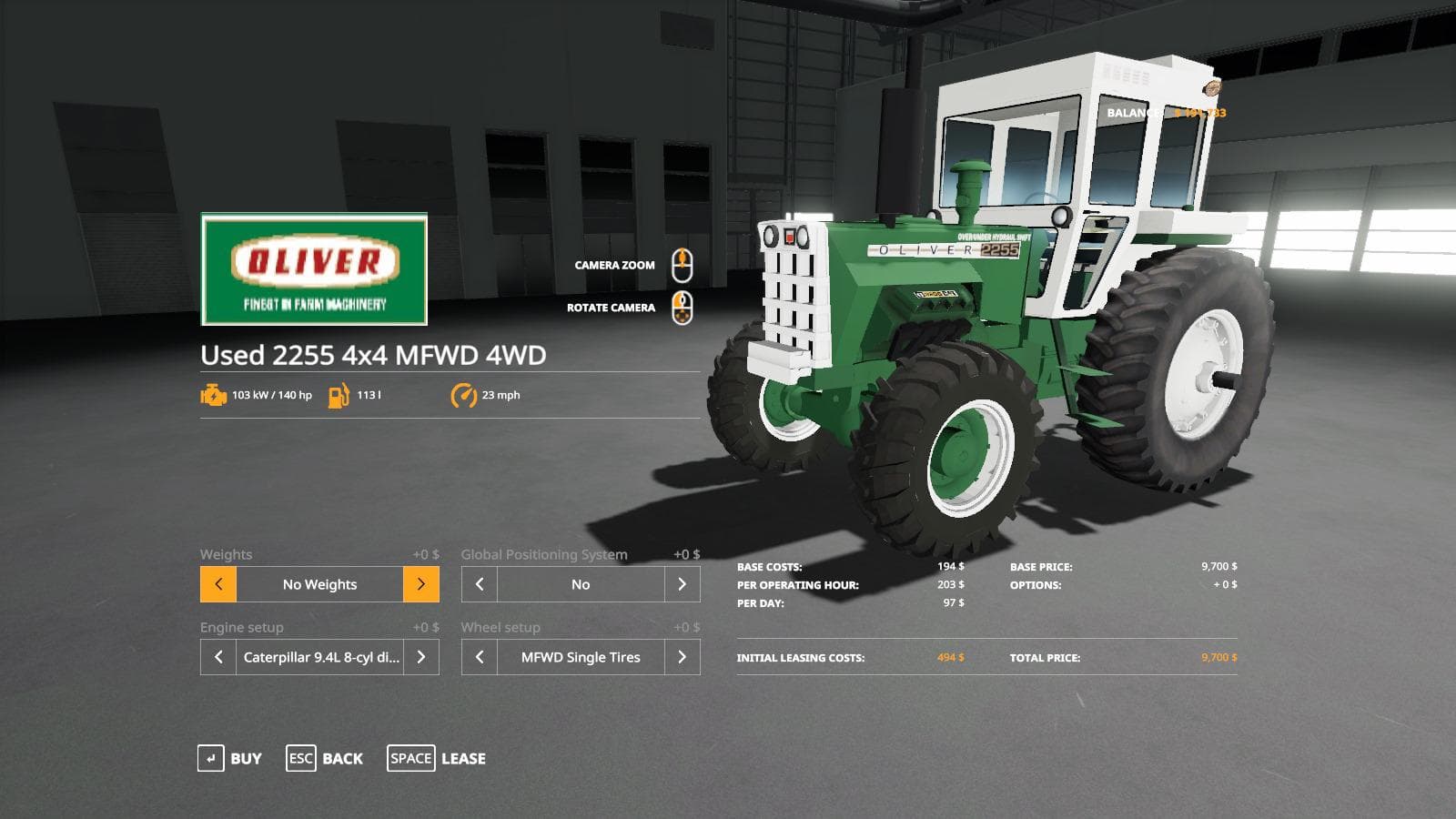 OLIVER 2255 MFWD