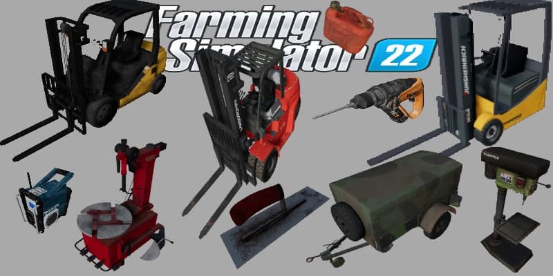 PACK2 OBJETS GARAGE