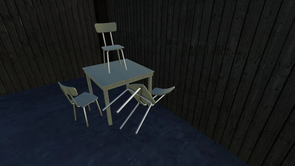 PACKAGE WITH TABLES AND CHAIRS (PREFAB)