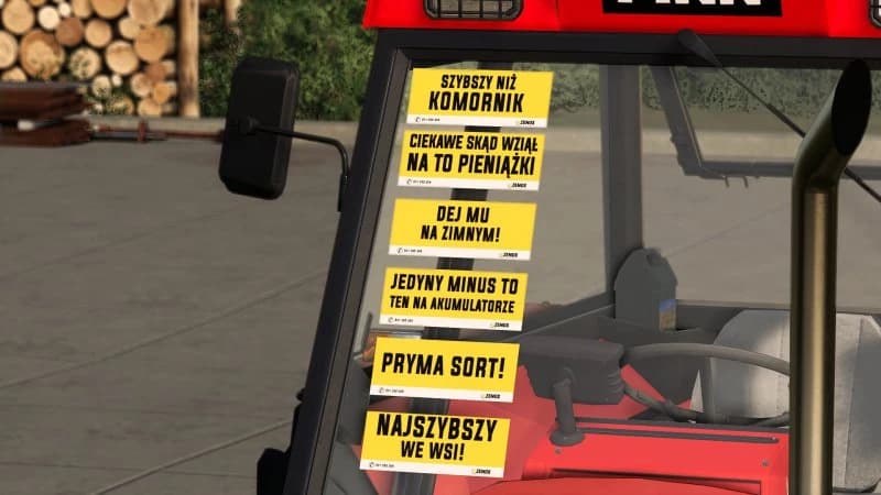 PACZKA POLSKICH NAKLEJEK ZENOX