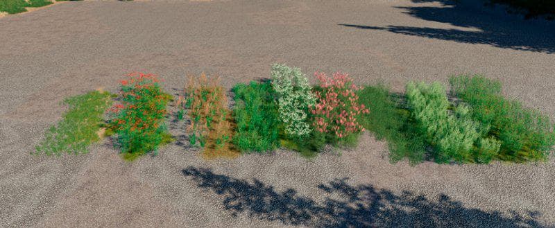 PAINT GRASS OR BUSHES OR FLOWERS IN GAME WITH LANDSCAPE TOOL