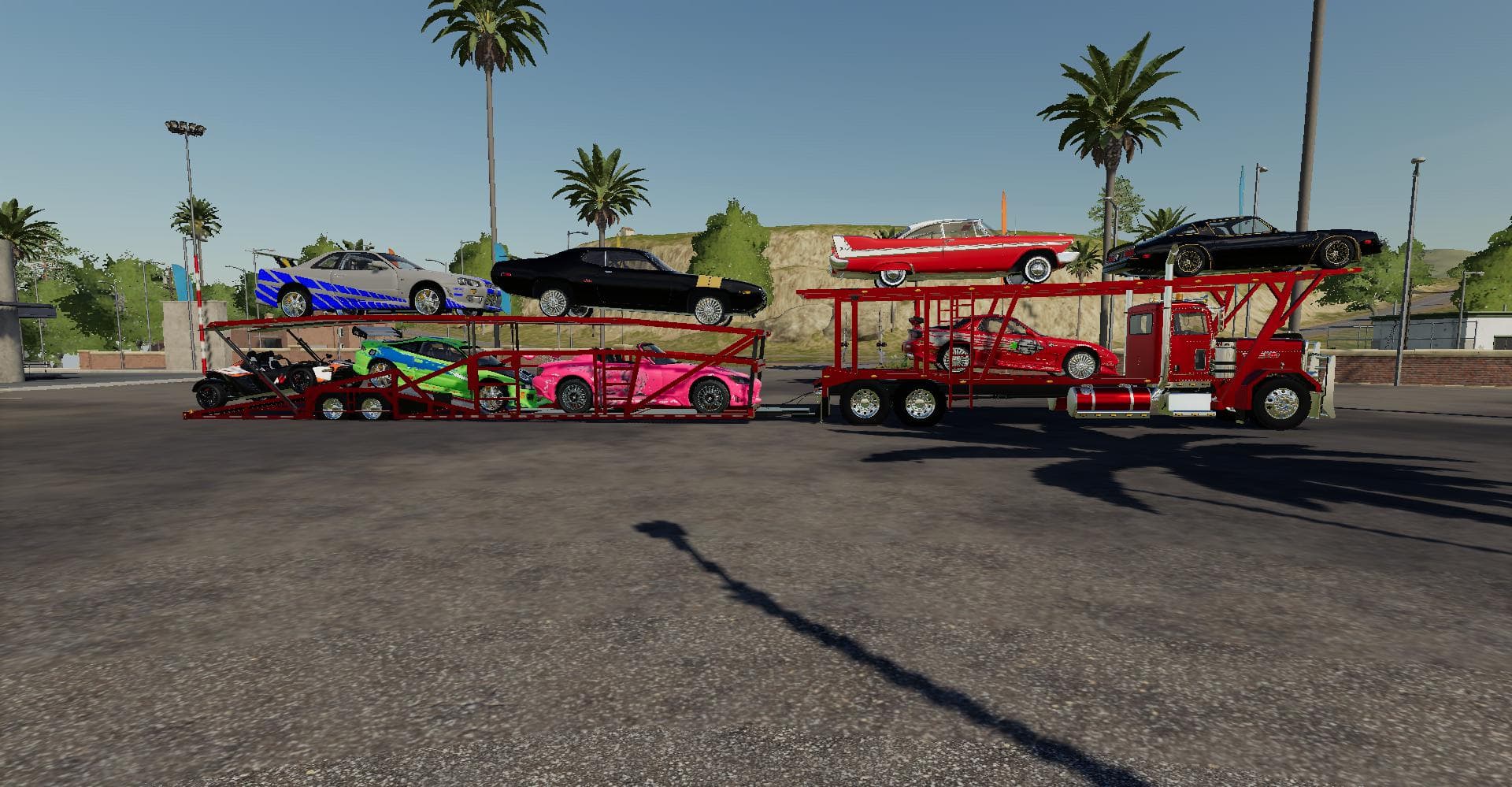 PETE CAR HAULER AND TRAILER