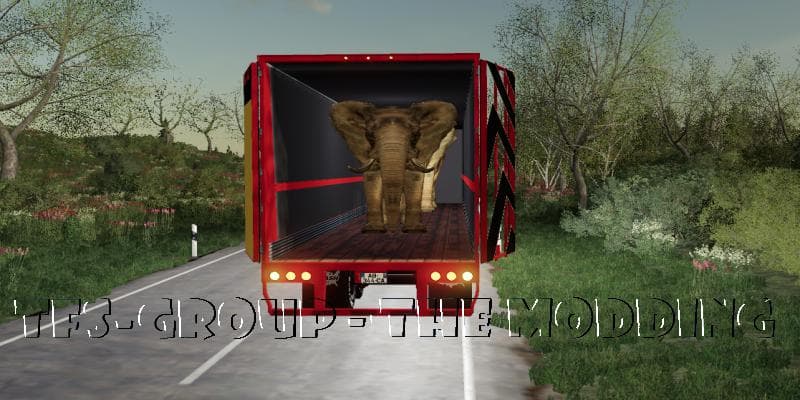 PINDER ELEPHANTS TRAILER