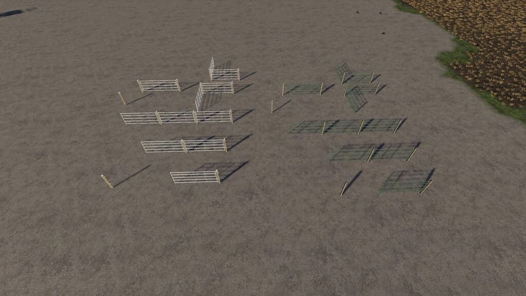 PLACEABLE PASTURE GATE AND FENCES