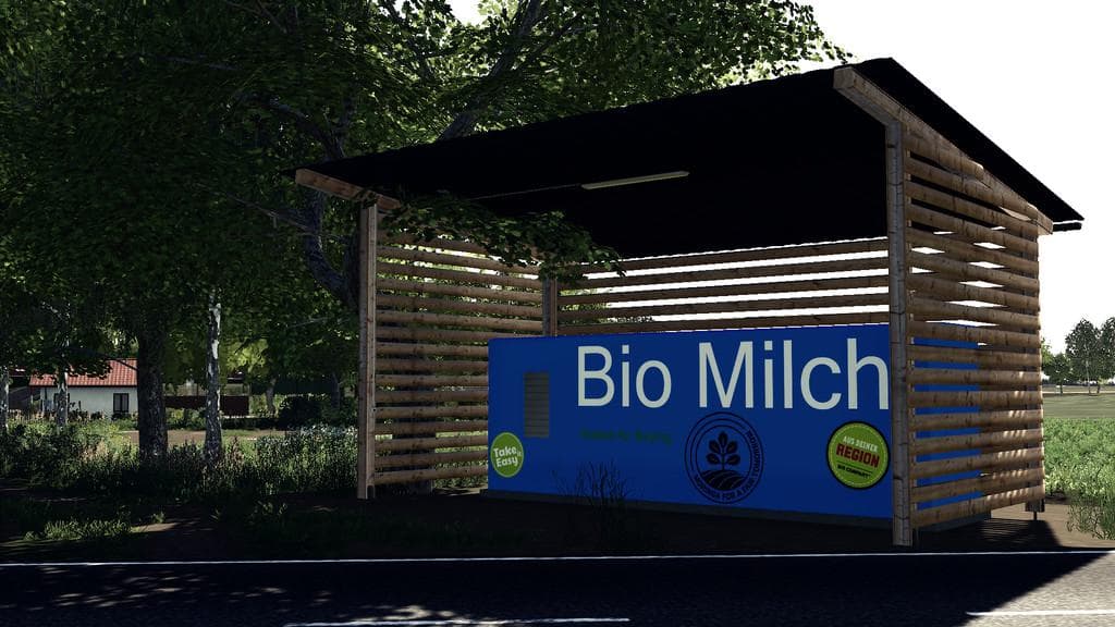 PLACEABLE SALESPOINT FOR MILK