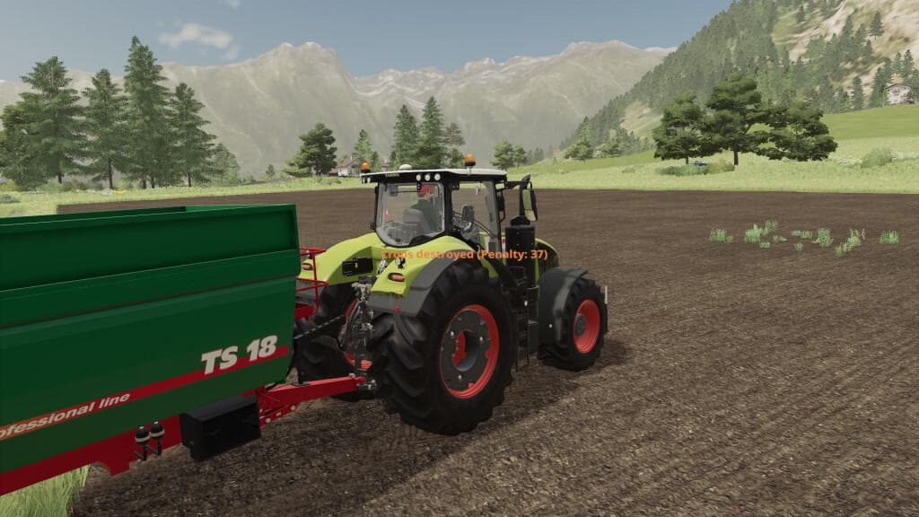 PLAYER PAYS FOR CROP DESTRUCTION
