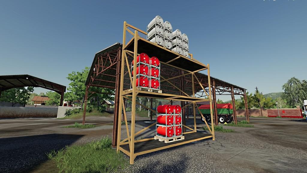Pallets With Barrels