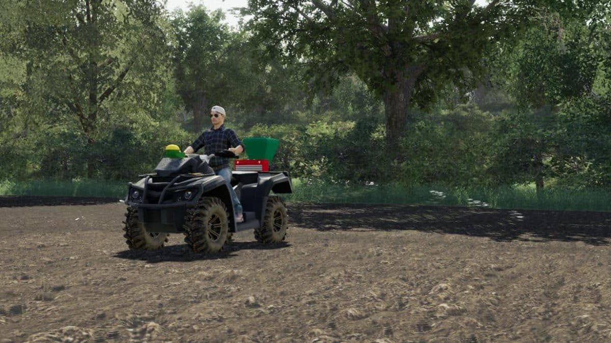 QUAD WITH DELIMBRE SPREADER