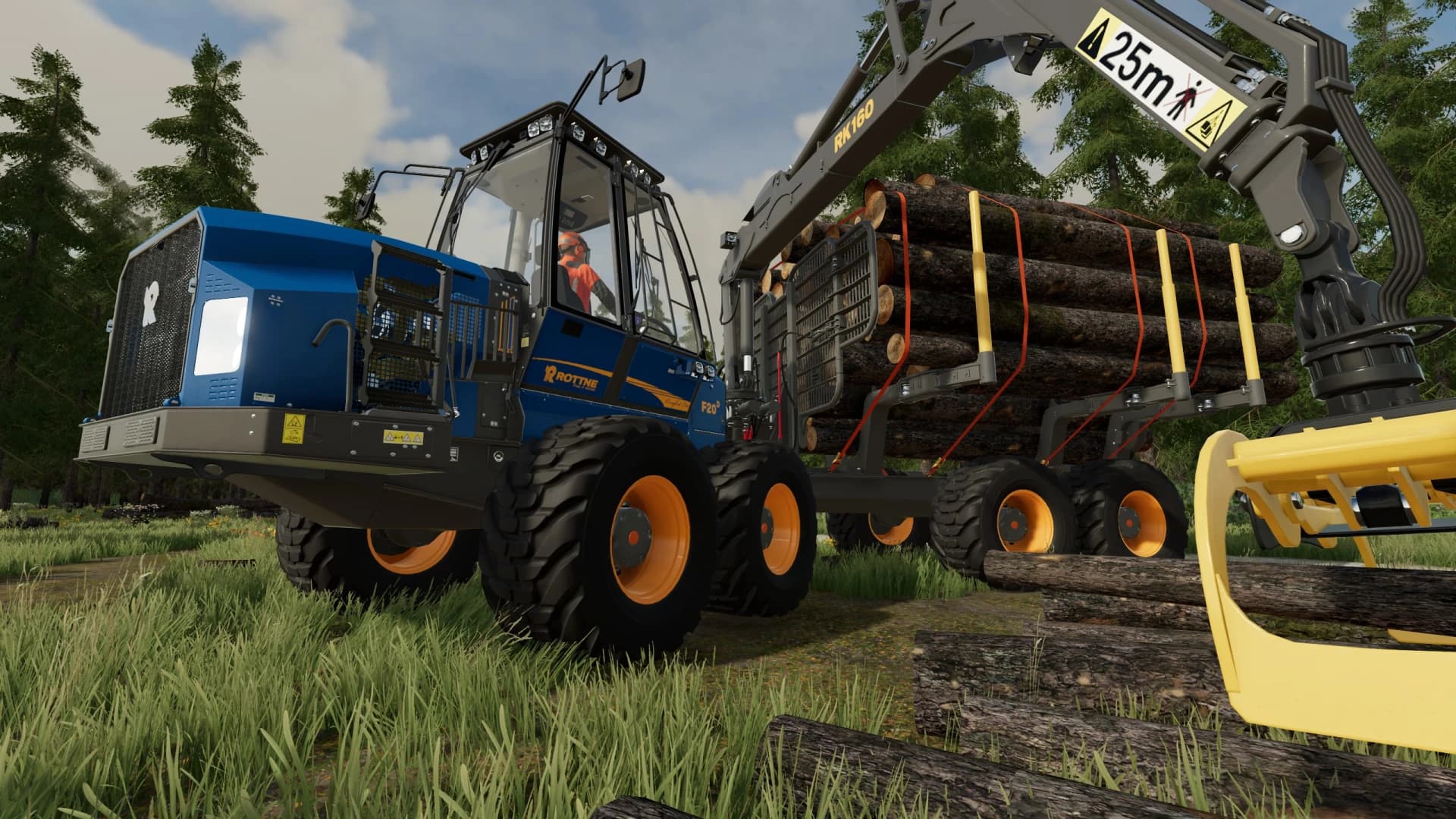 ROTTNE F20D FORESTRY FORWARDER