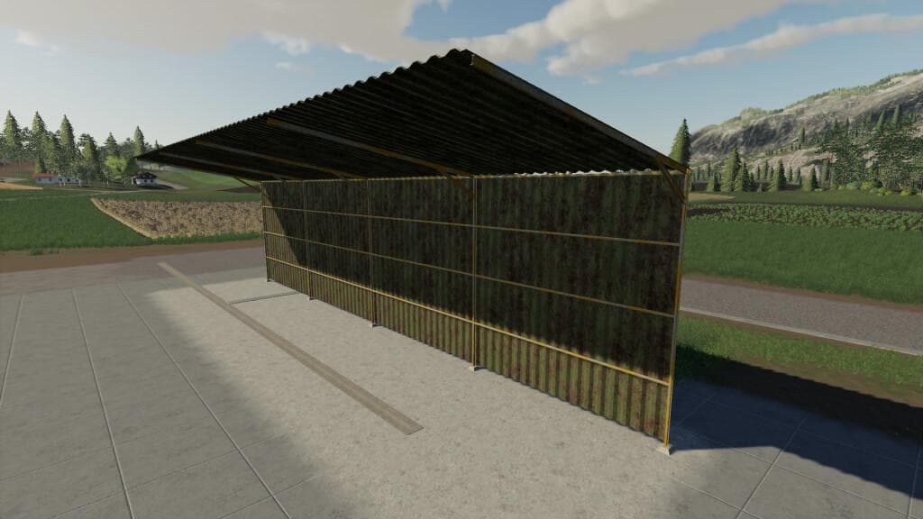RUSTY METAL SHED