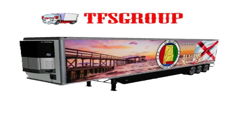 Refrigerated industrial trailer ALABAMA