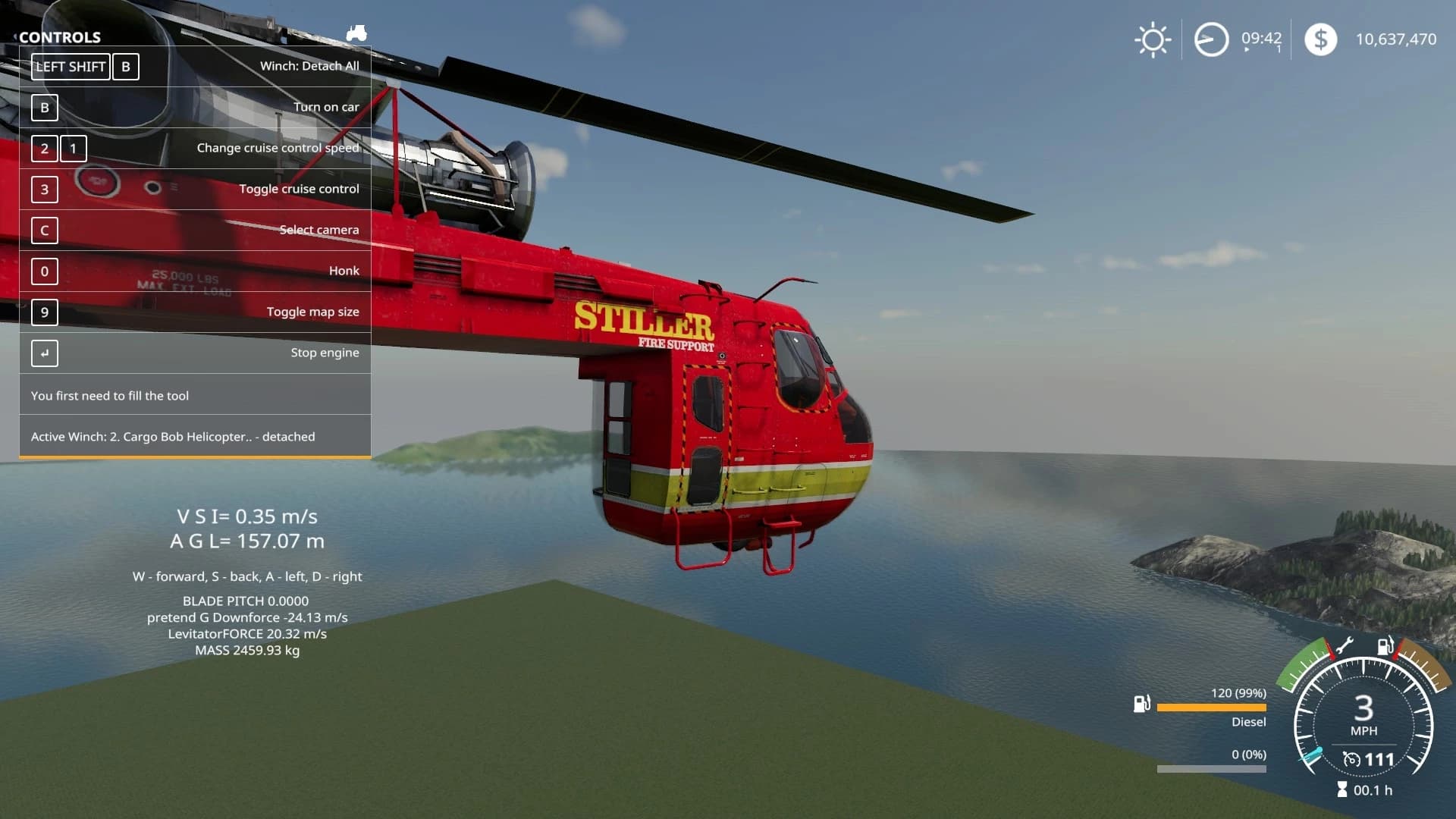 S64 SKYCRANE / STILLER FIRE SUPPORT