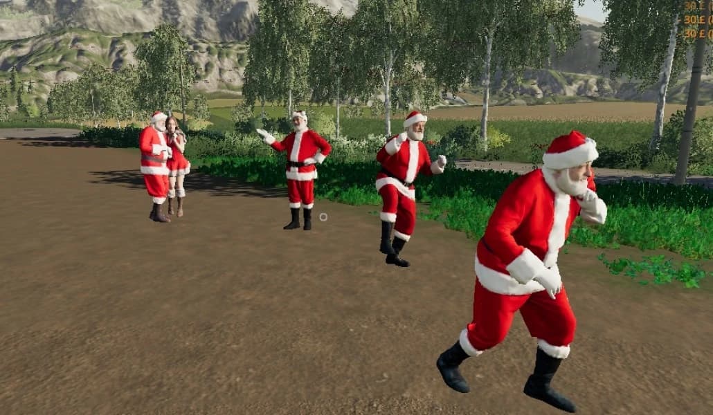 SANTA CLAUS PLACEABLE
