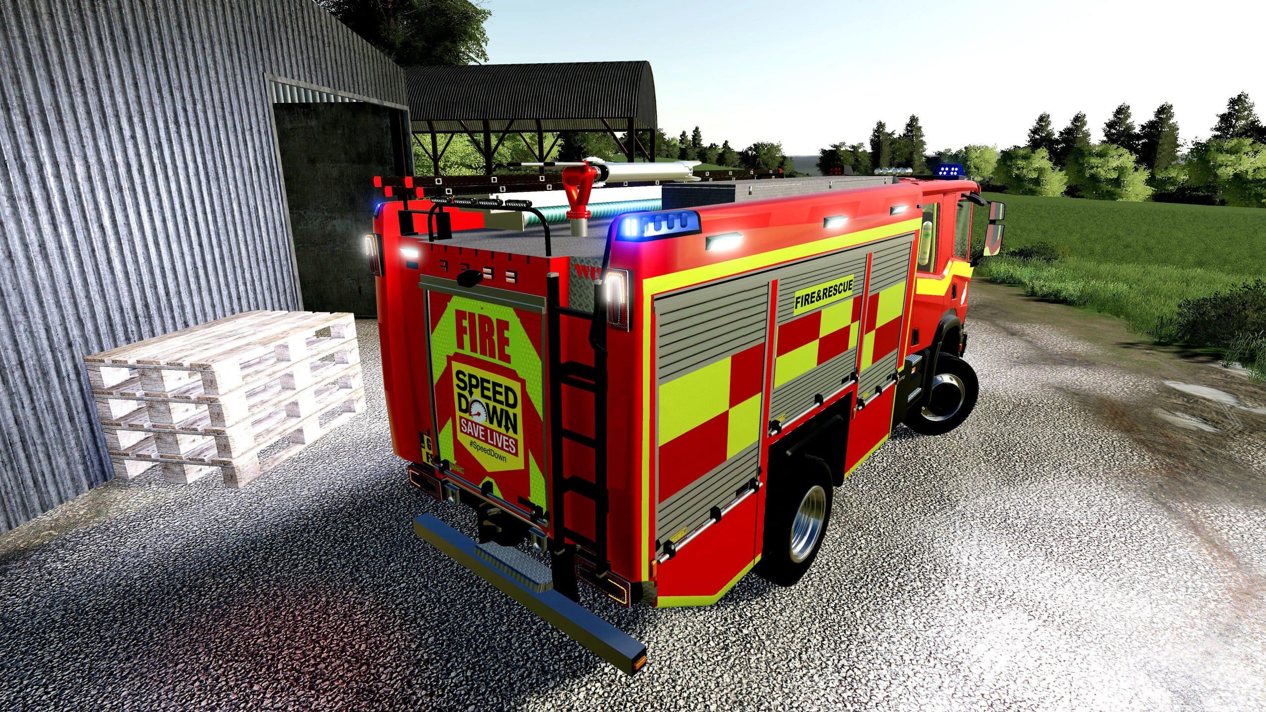 SCANIA UK FIRE ENGINE