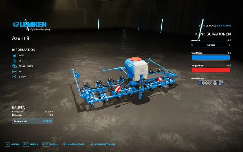 SEEDS AND FERTILIZER SPREADERS