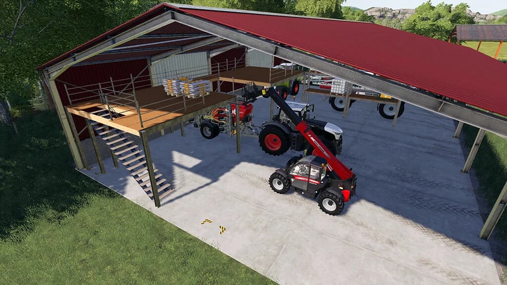 SHED WITH MODIFICATION FUNCTION