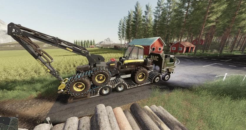 SISU POLAR FOREST MACHINE TRANSPORT
