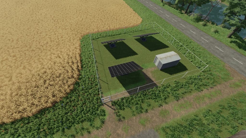 SOLAR FIELD LARGE AND SMALL