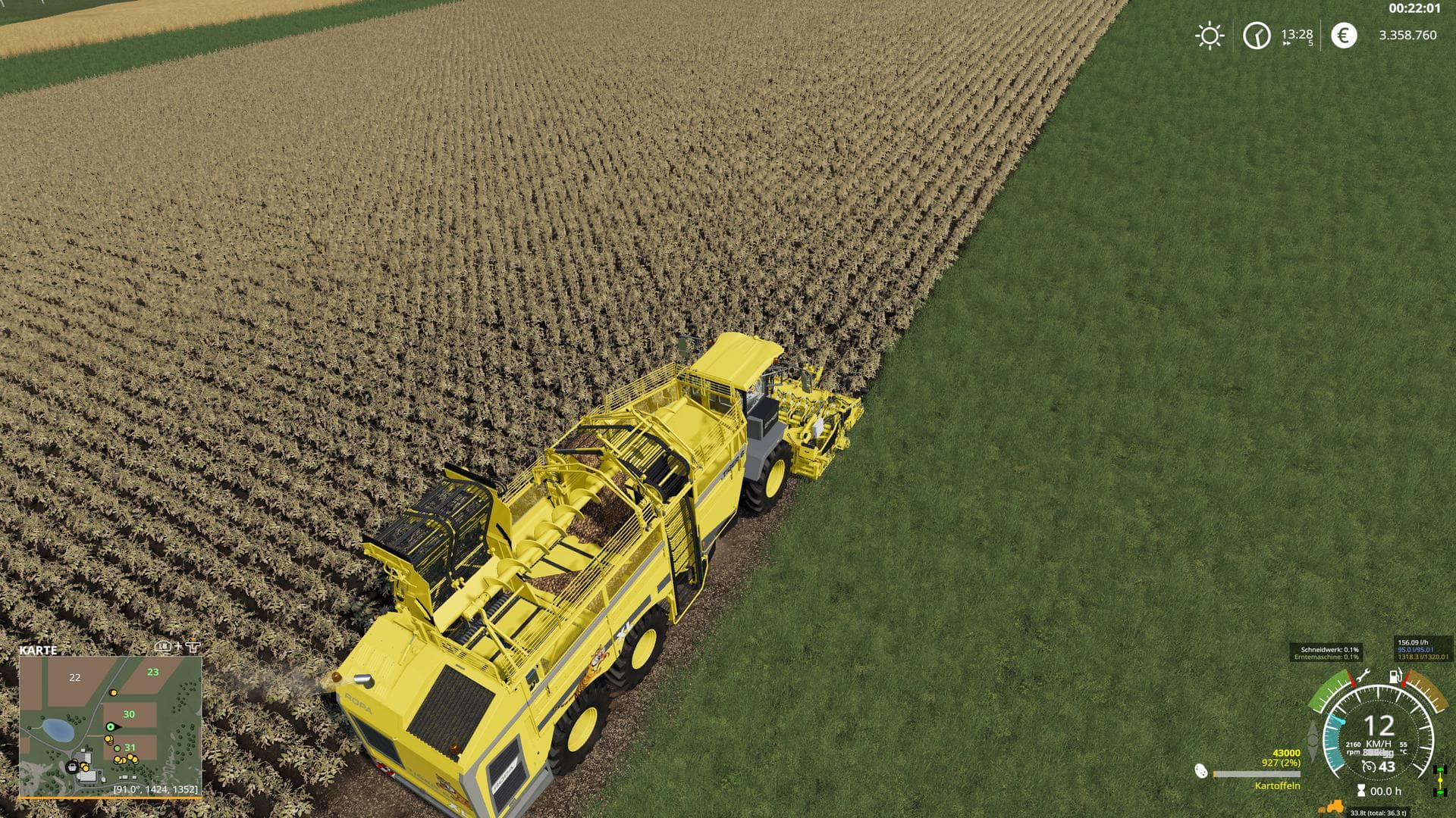 STANDARD HOLMER AND ROPA MACHINES POTATO READY