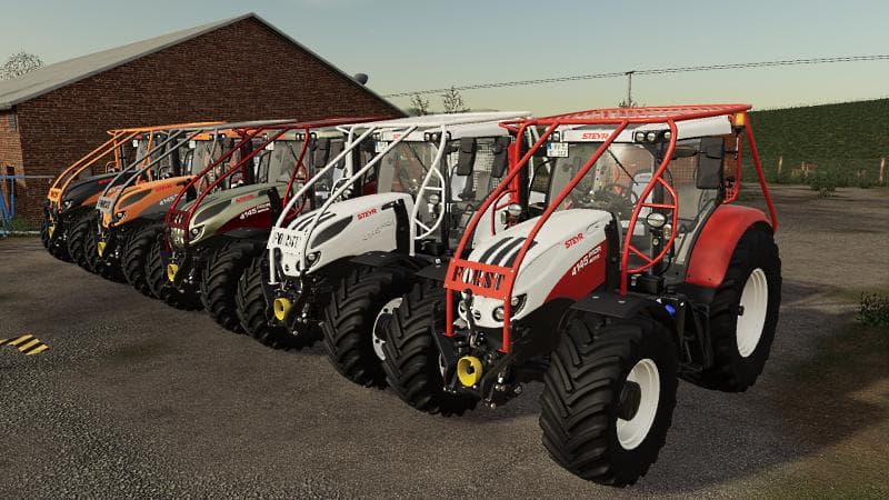 STEYR PROFI CVT WITH FOREST CONFIGURATION