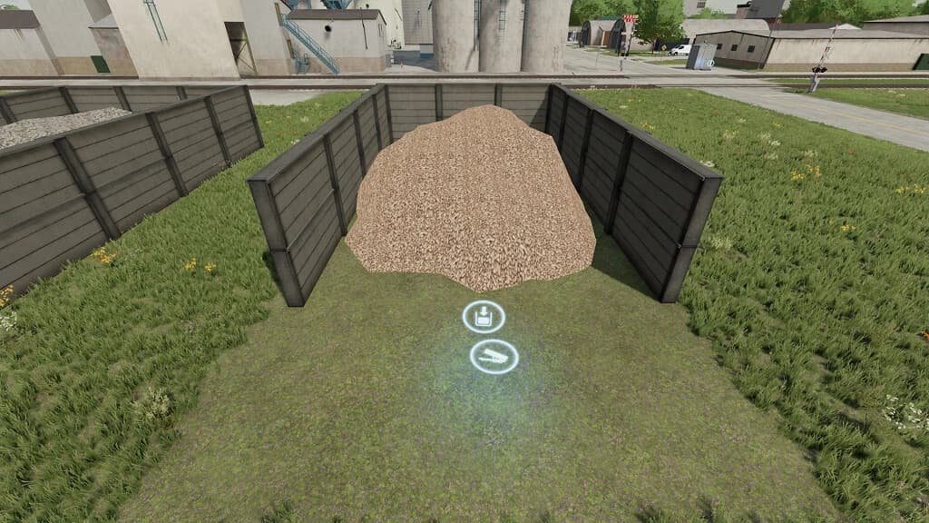 STORAGE PILES FOR EARTH FRUITS AND STONES