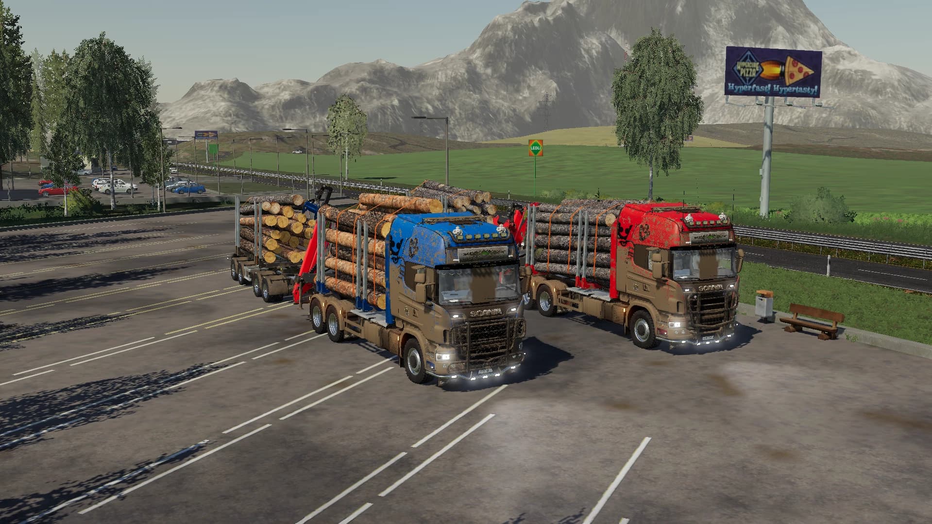 Scania R730S Timber Truck