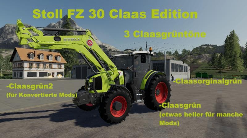Stoll FZ 30 Claas green