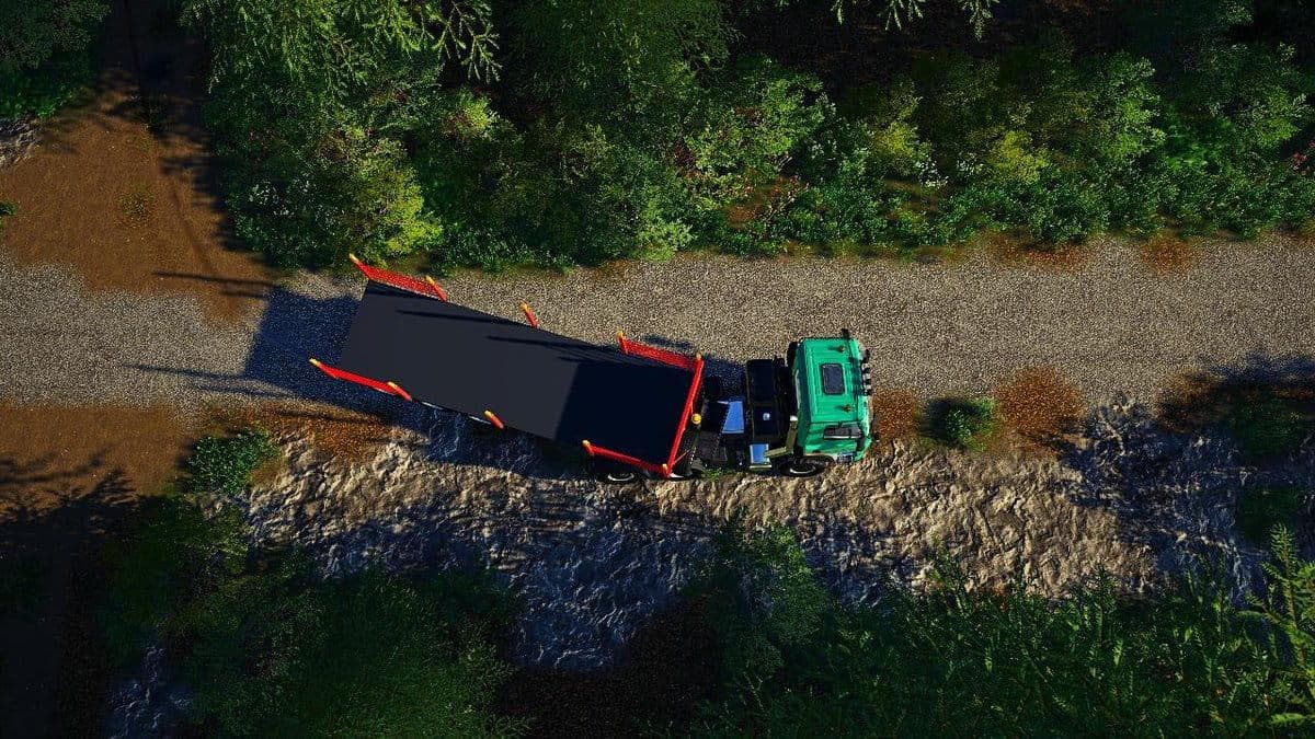 TIMBER TRANSPORT SEMI-TRAILER
