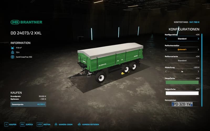 TIPPER AND BALE WAGON SET