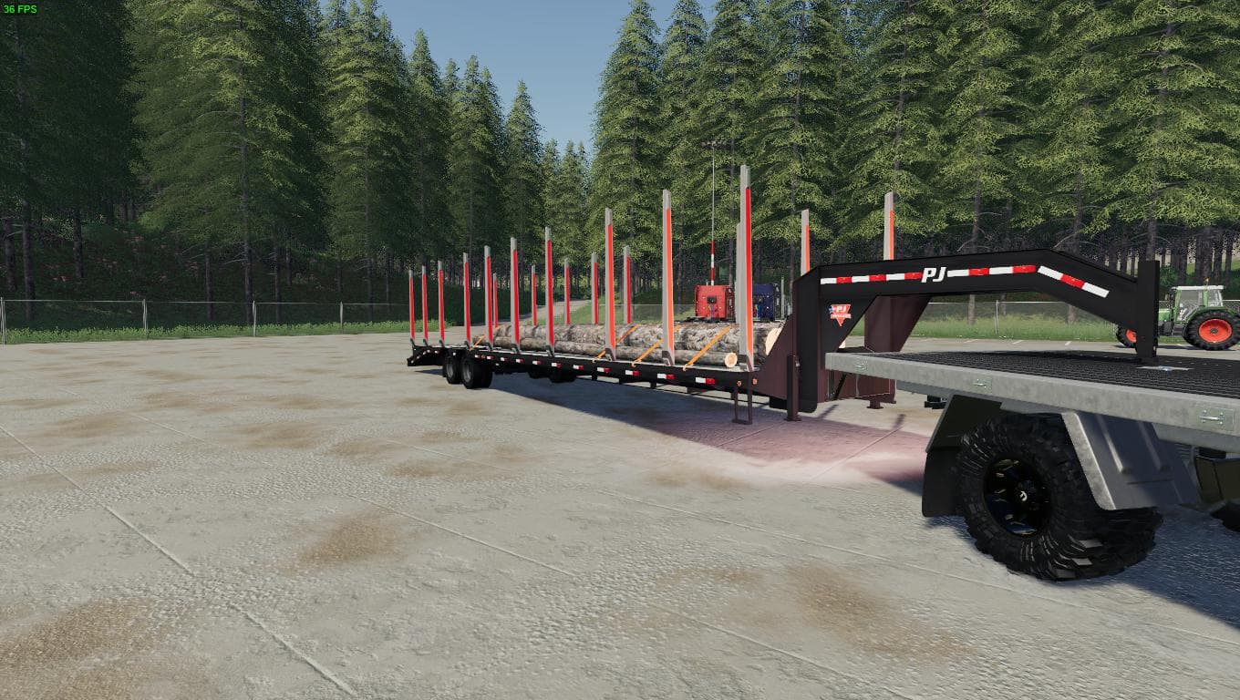 TJ 40FT Log Trailer