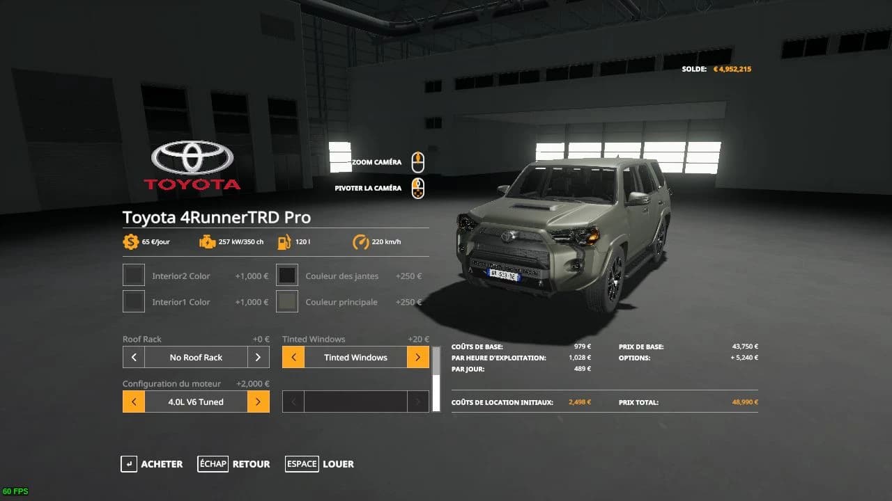 TOYOTA 4RUNNER 2018 TRD PRO