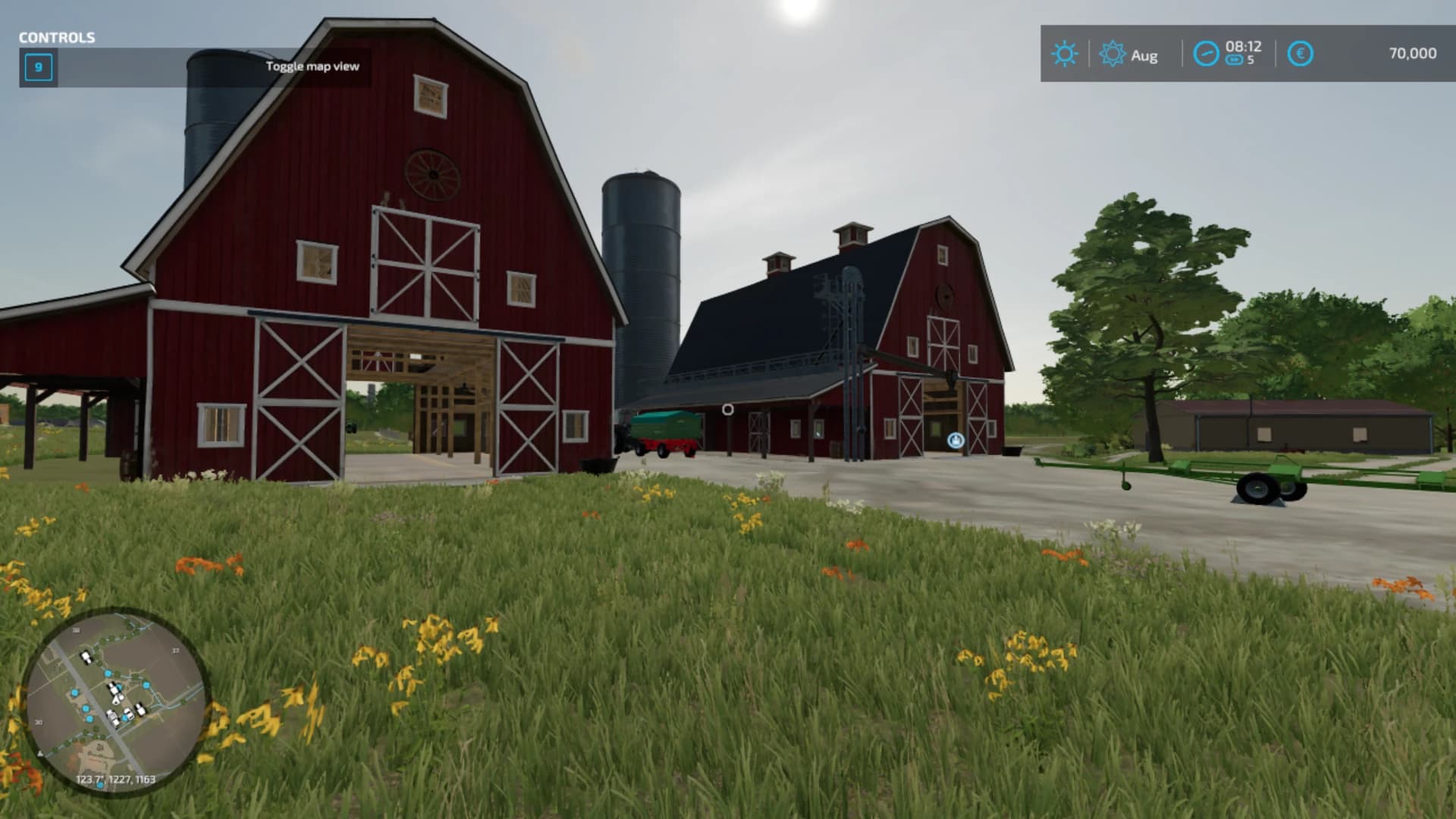 TRADITIONAL FARM BARN HAY SILO