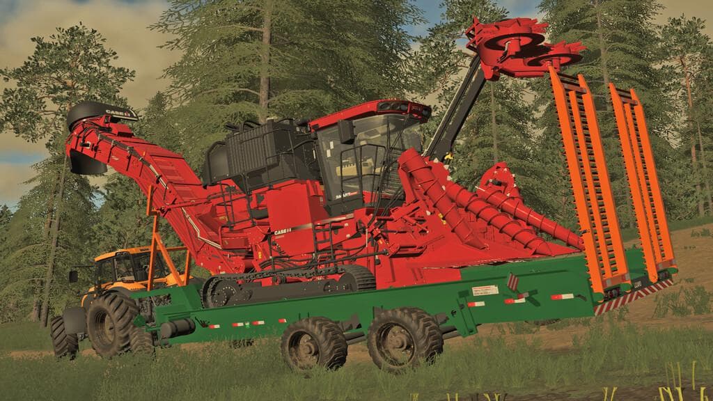 TRAILER FOR SUGAR CANE HARVESTER