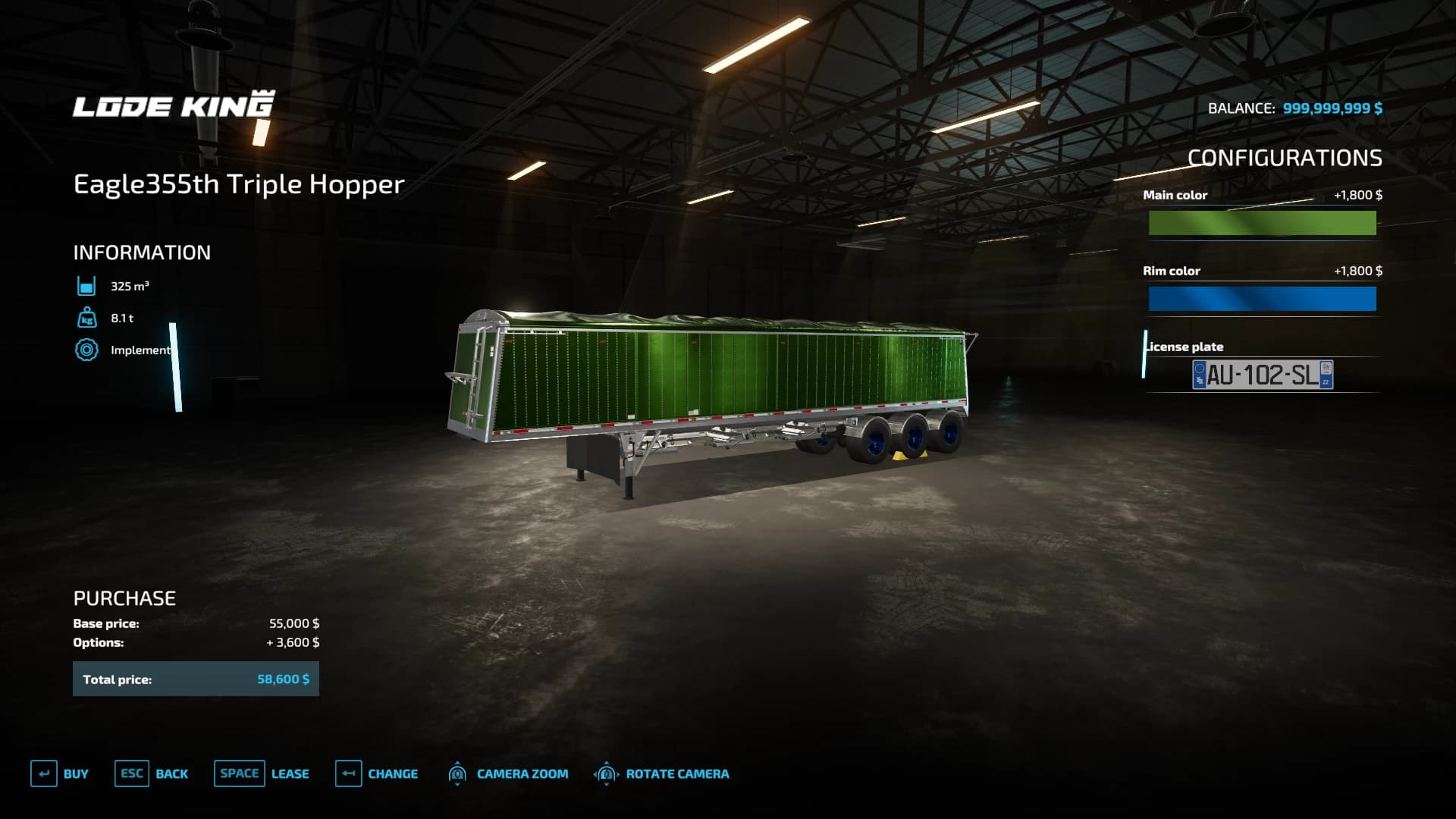 TRIPLE HOPPER TRAILER