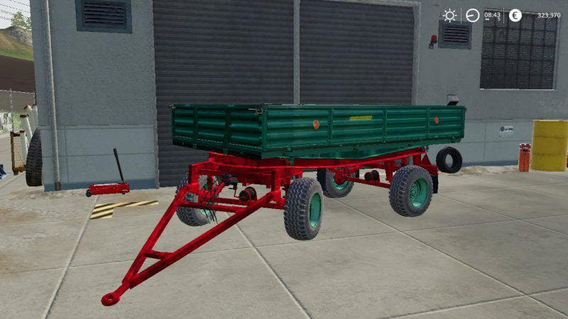 Trailer Autosan D47 Green