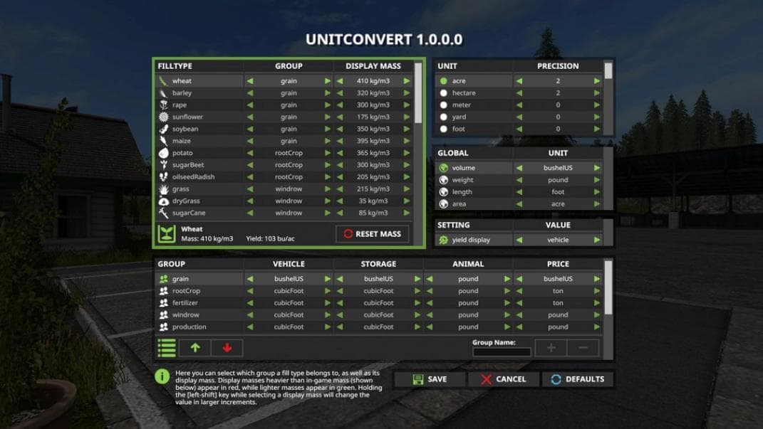 UNIT COVERT MOD