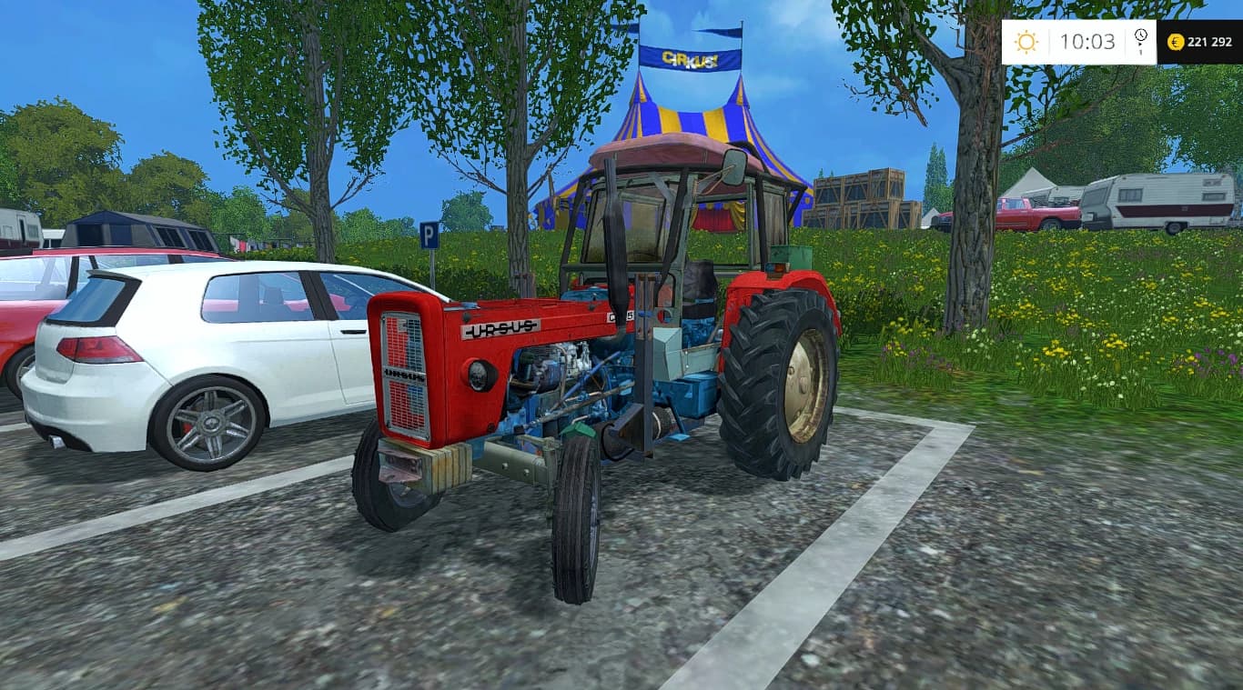 URSUS C 355 2WD FL RED OLD PUSZKA