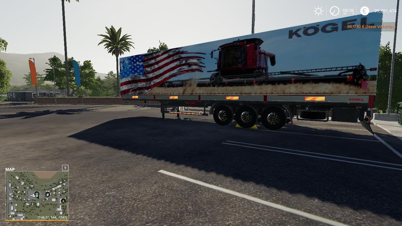 USA FARMING KOGEL AUTOLOADER TRAILER