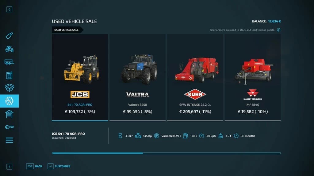 VEHICLE SALESYSTEM CUSTOMIZER