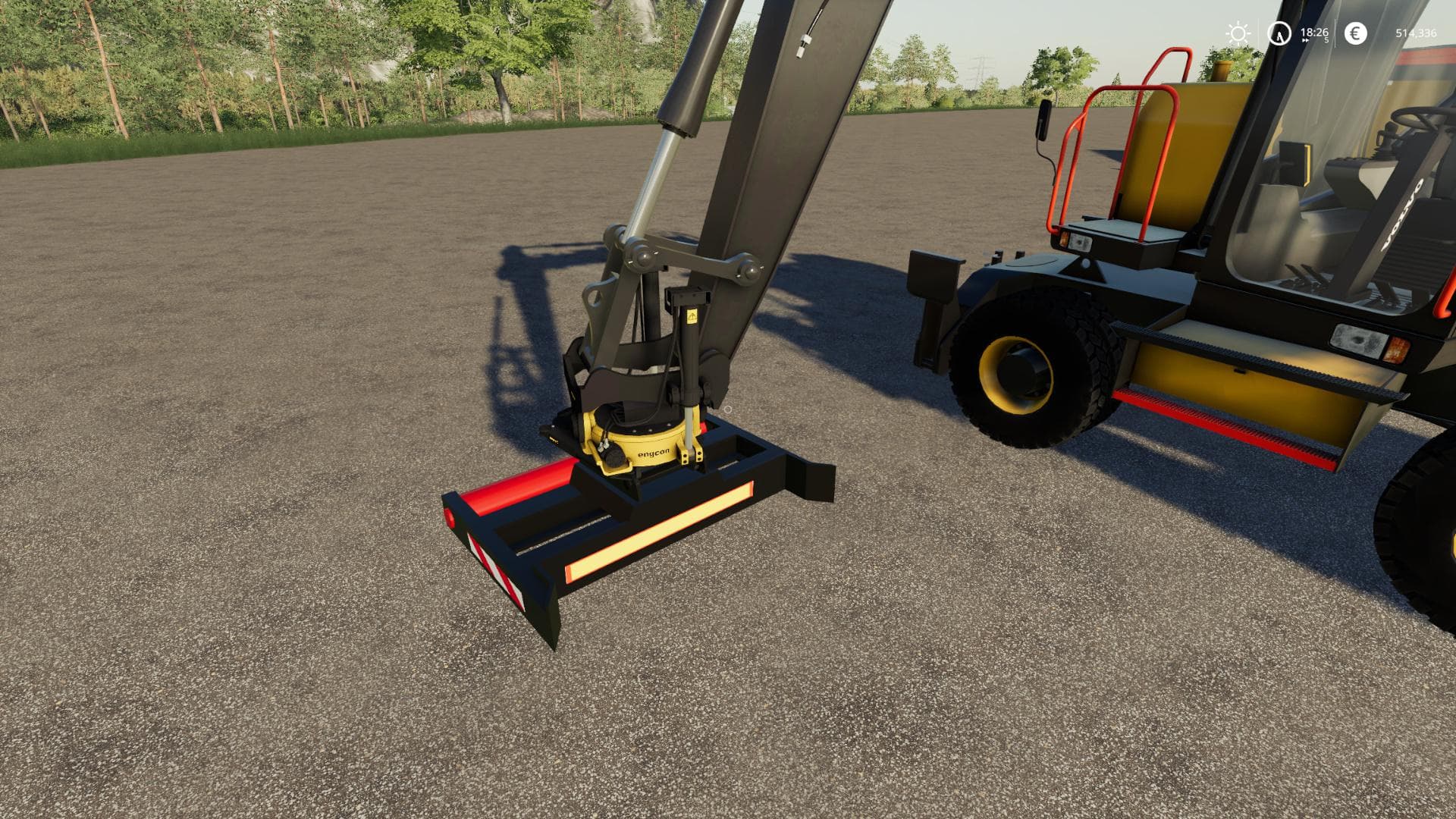 VOLVO EWR-150E IMPLEMENT FIX