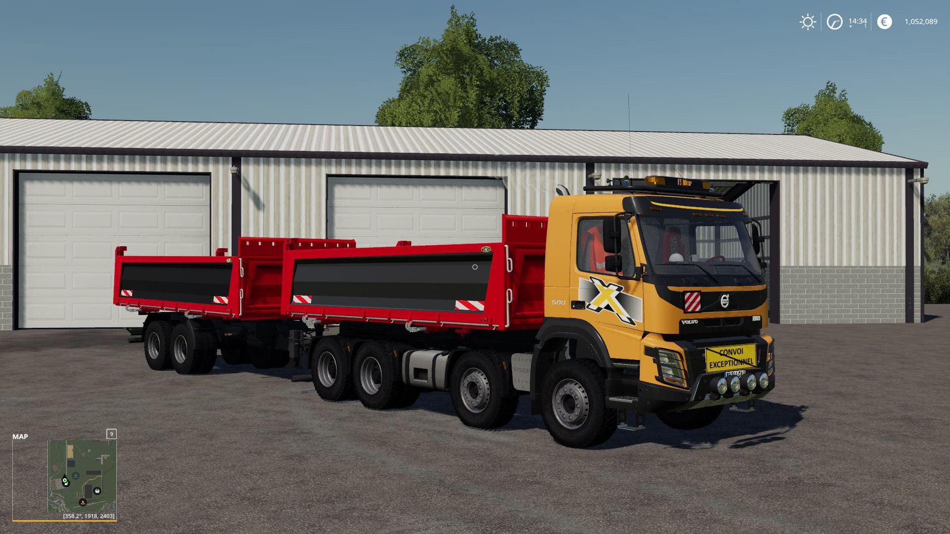 VOLVO FMX 8X4 + MEILLER TANDEM PACK