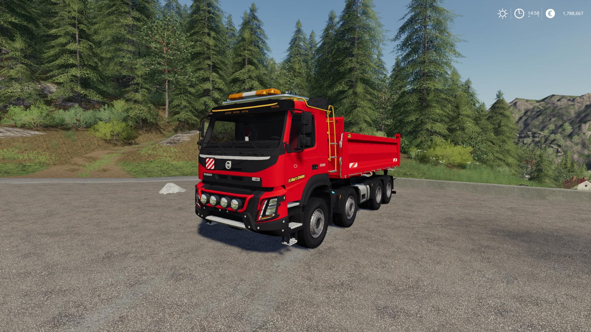 VOLVO FMX 8X4 + MEILLER TANDEM TIPPER
