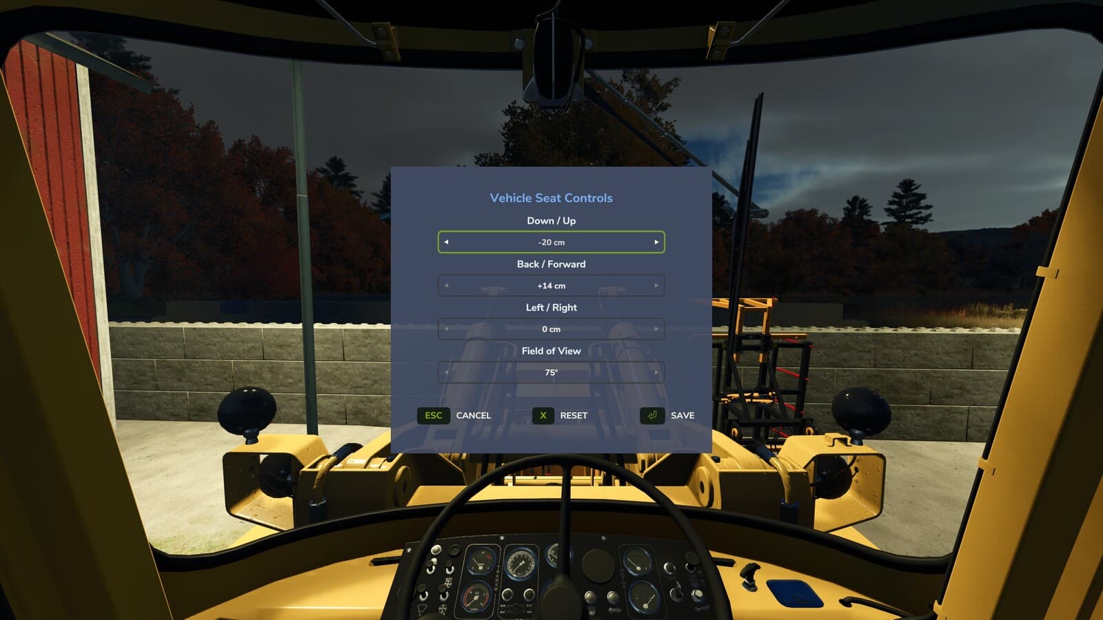 Vehicle Seat Controls